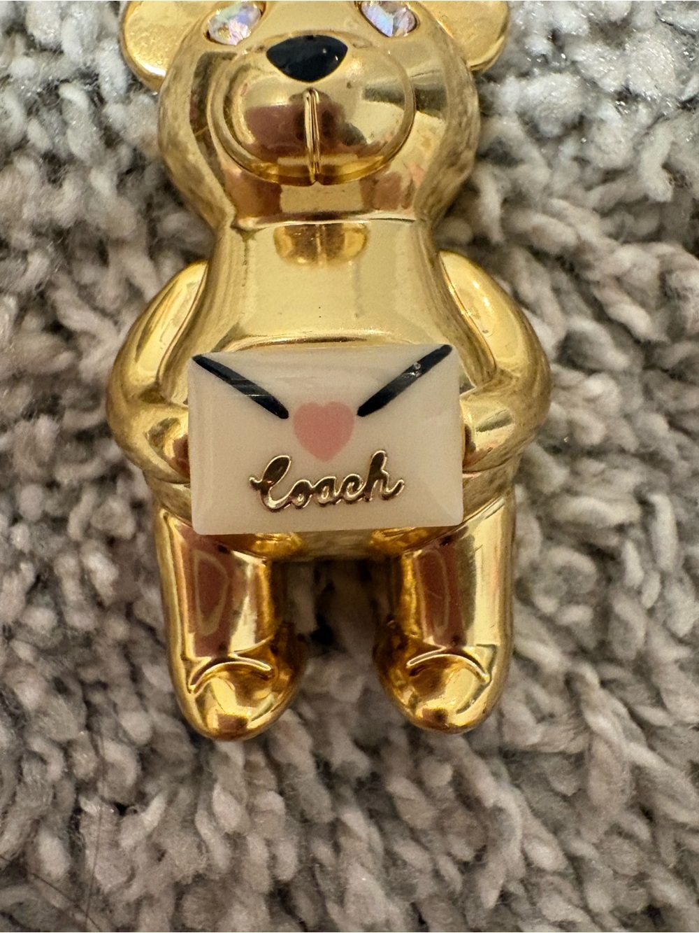 Coach Valentine’s Day Bear Bag Charm - Picture 3 of 3